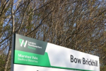Bow Brickhill Train sign 